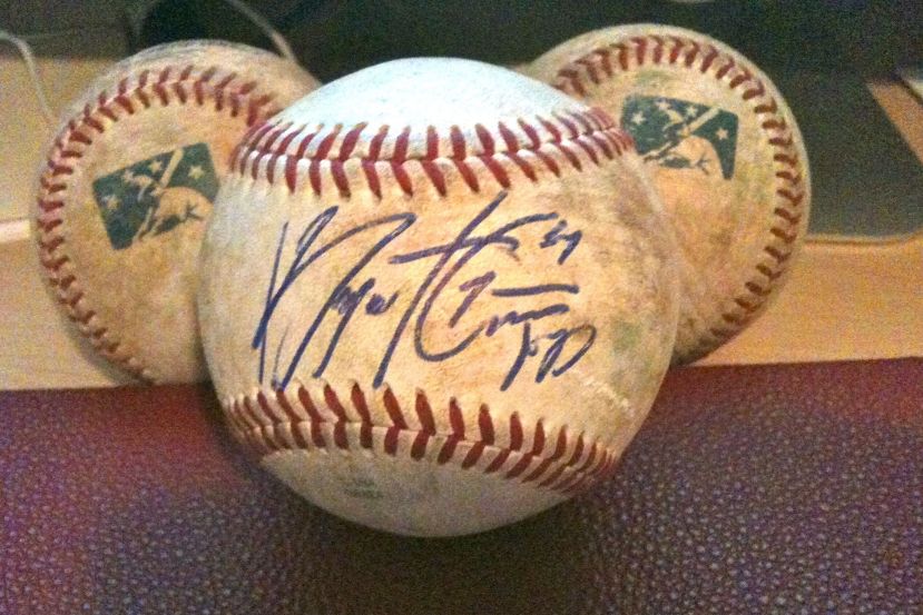 Bryce Harper autographed ball